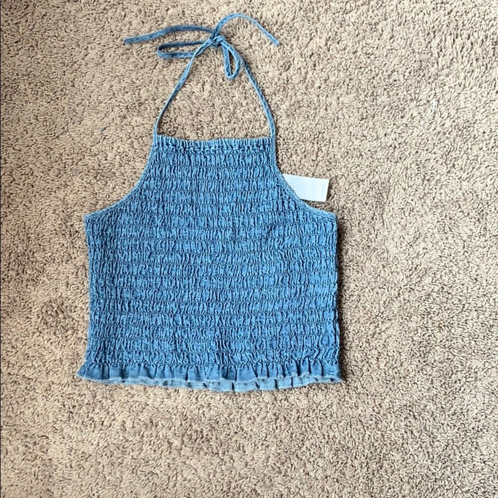 Denim colored Halter top from American Eagle !